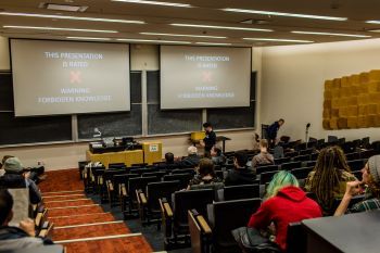 Glen Callender of CAN-FAP spoke at UBC on Friday. Photo Carter Brundage/The Ubyssey