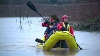 Salem flood victims being rescued