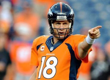 Peyton Manning, quarterback for the Denver Bronco's