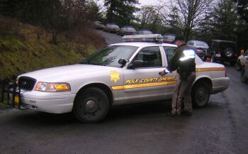 Polk County, Oregon Sheriff's car