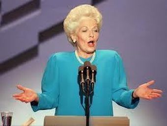 Texas Governor Ann Richards