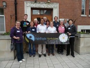 Salem-News.com Human Rights Ambassador William Nicholas Gomes with other Campaigners at the 2013 Fairtrade Yorkshire Conference