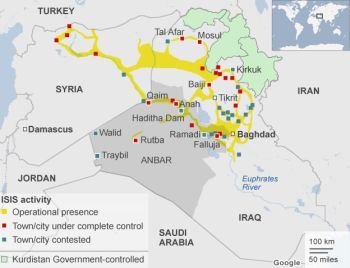 Iraq ISIS Map