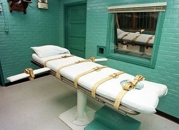 Lethal Injection Gurney in Huntsville, Texas