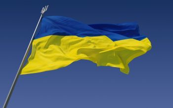 Ukraine flags