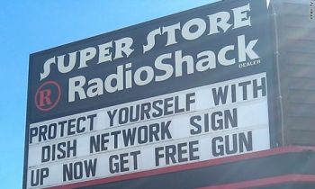 Steve Strand's RadioShack store in Hamilton, Montana