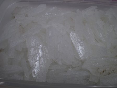 2.5 pounds of seized Crystal Methamphetamine