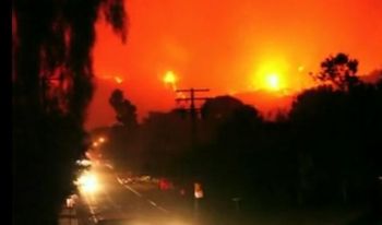 Jesusita Fire near Santa Barbara