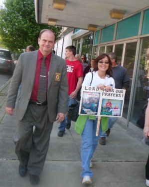 Chief Charles Horner of Portsmouth, Ohio and Lisa Roberts, RN, Public Health Department