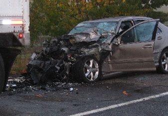 Crash on Oregon's Sunset Highway, 11-1-09