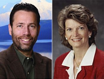 GOP candidate Joe Miller and incumbent Sen. Lisa Murkowski