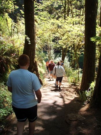 Silver Falls trail