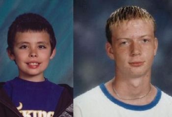 8-year old Michael Runyon and his brother, 20-year old Alvin Troub