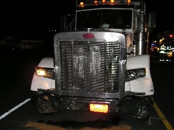 Semi truck involved in the fatal crash, 11-20-07