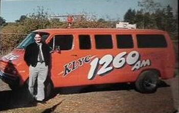 Tim King as News Director of KLYC Radio in Oregon