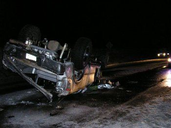 F350 crash highway 395