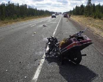 Fatal motorcycle crash 10-2-09 in Oregon, involving two Reno men