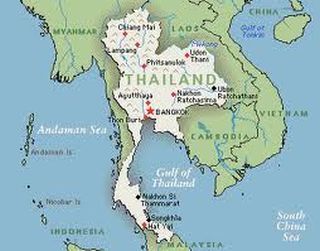 Map of Thailand