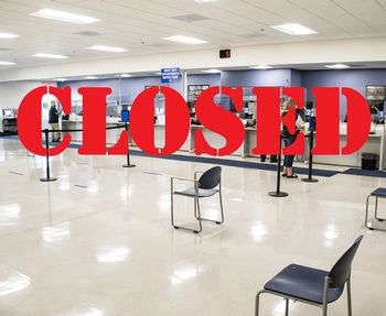 DMV closed