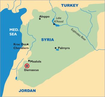 Syria map