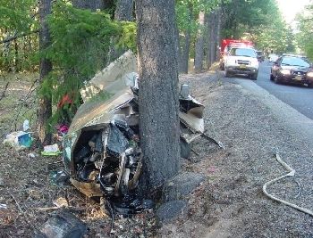 Fatal crash near Grants Pass, Oregon 9-27-09