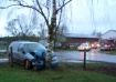 High water was the cause for this accident Tuesday morning. Photo courtesy: Canby Fire