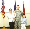 Major Scott Hildebrandt and his family