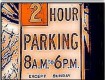 Parking sign art